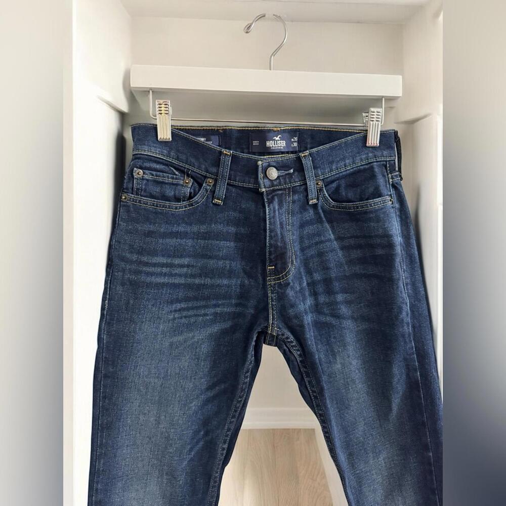 1104 Hollister Skinny Jeans 26x31 (29x29.5) Epic Flex Stretch NWOT - Picture 3 of 9